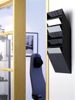 Flexiboxx - A4 - liggende - 6 fag - sort